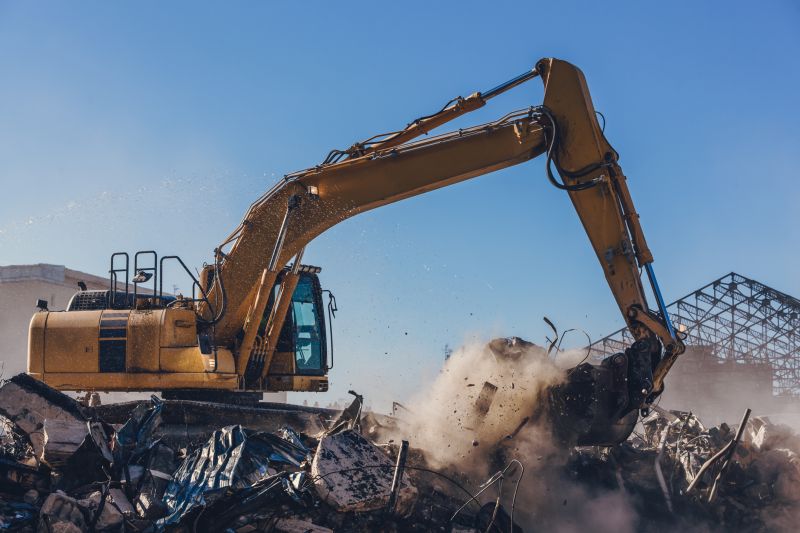 Hydraulic Excavator Demolition